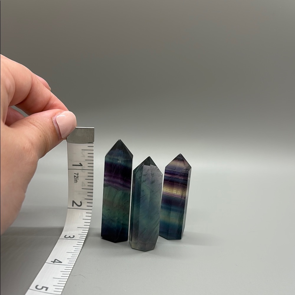 Multicolor Crystal Obelisk Set - Picture 2 of 3